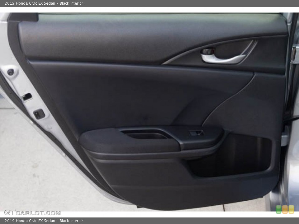 Black Interior Door Panel for the 2019 Honda Civic EX Sedan #136012642