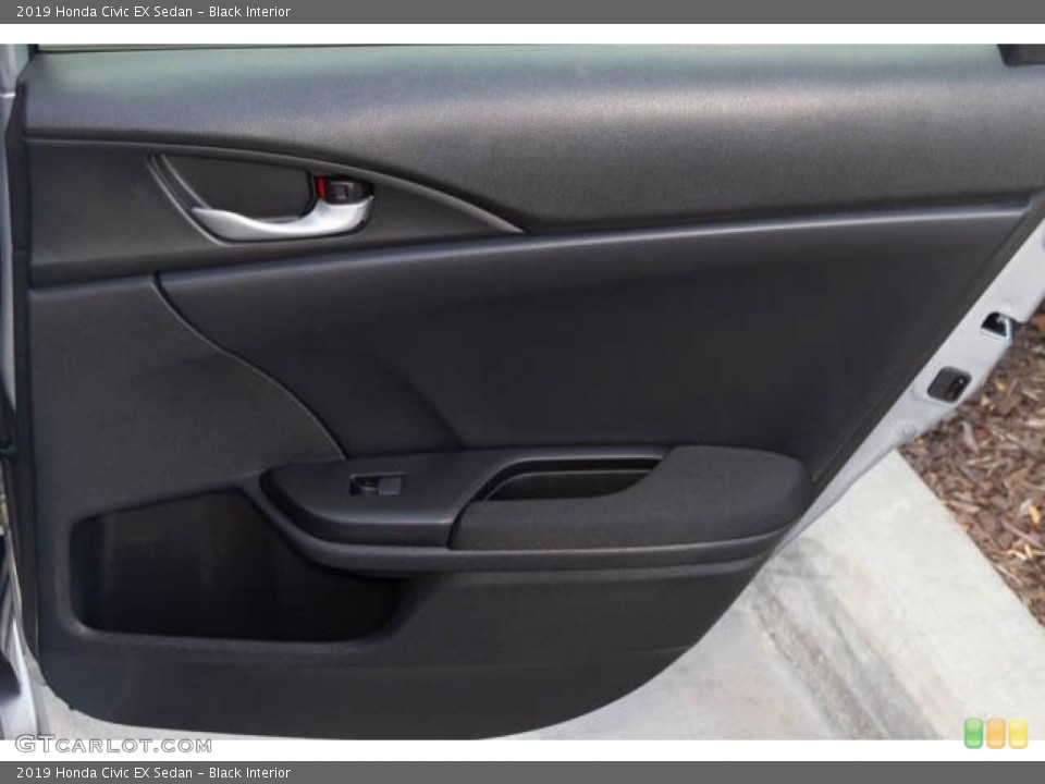 Black Interior Door Panel for the 2019 Honda Civic EX Sedan #136012657