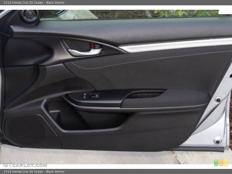 Black Interior Door Panel for the 2019 Honda Civic EX Sedan #136012672