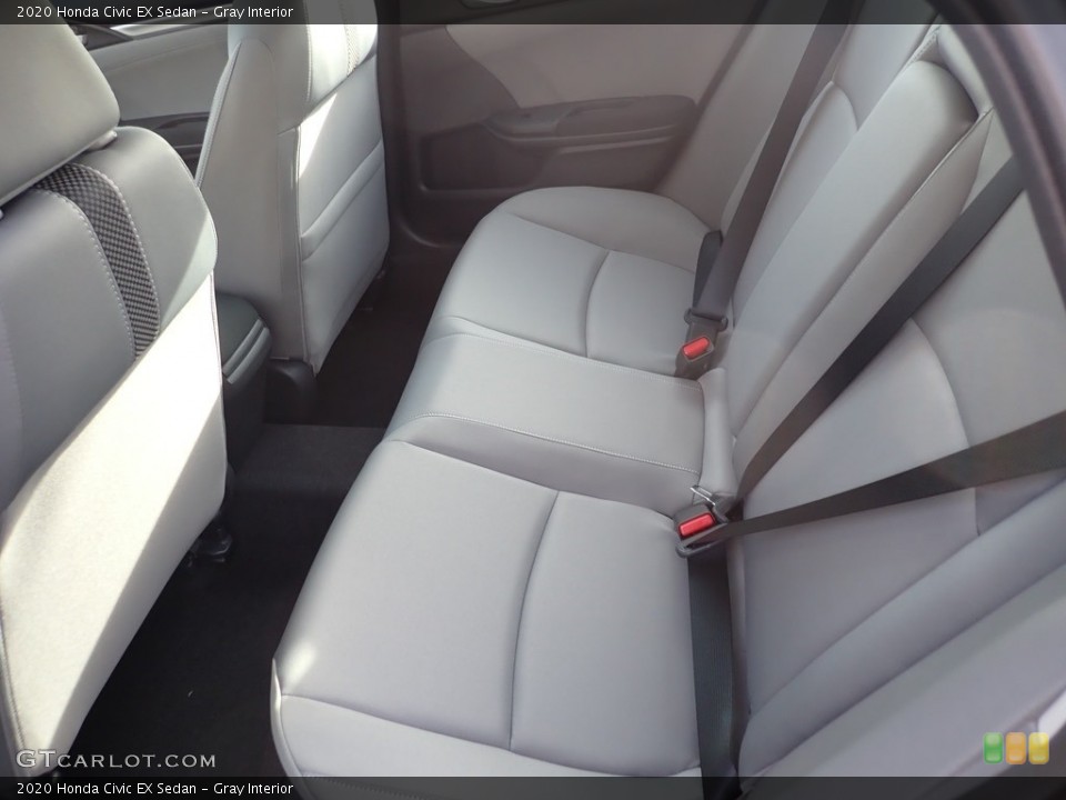 Gray Interior Rear Seat for the 2020 Honda Civic EX Sedan #136013251