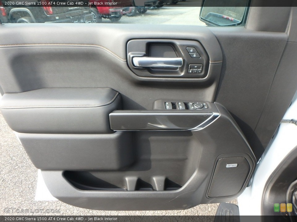Jet Black Interior Door Panel for the 2020 GMC Sierra 1500 AT4 Crew Cab 4WD #136015390