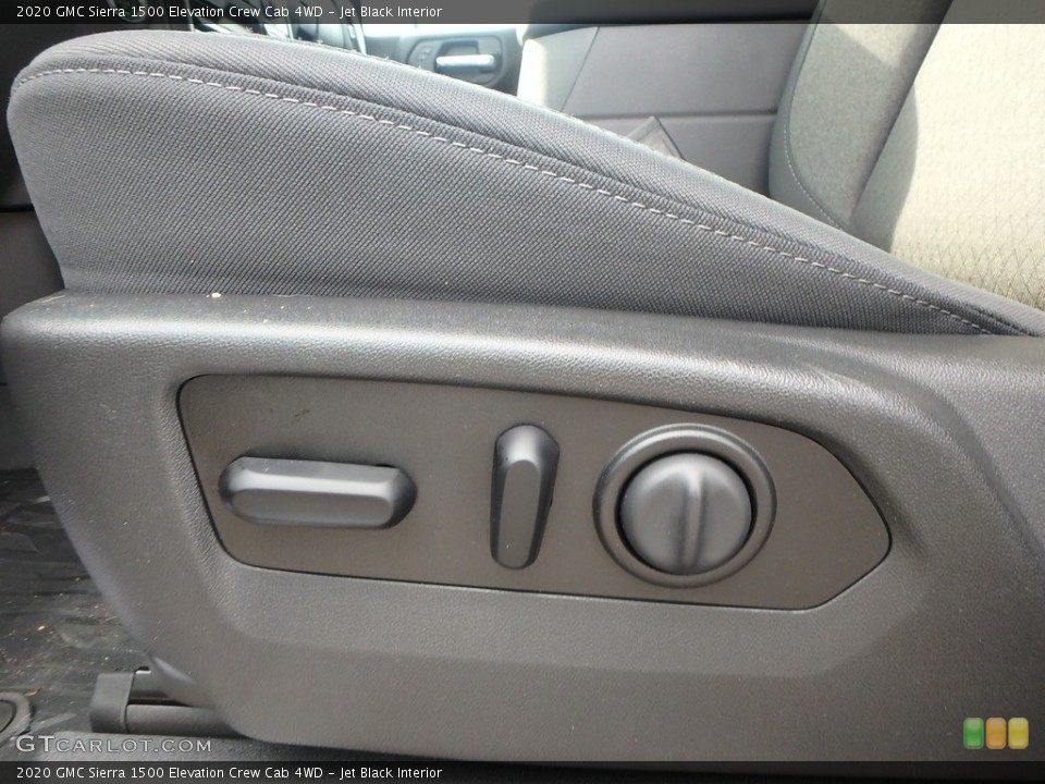 Jet Black Interior Front Seat for the 2020 GMC Sierra 1500 Elevation Crew Cab 4WD #136015867