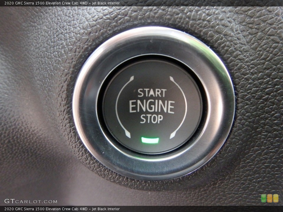 Jet Black Interior Controls for the 2020 GMC Sierra 1500 Elevation Crew Cab 4WD #136016116
