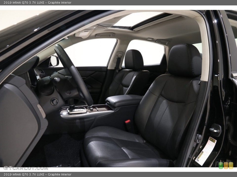 Graphite Interior Front Seat for the 2019 Infiniti Q70 3.7X LUXE #136017787