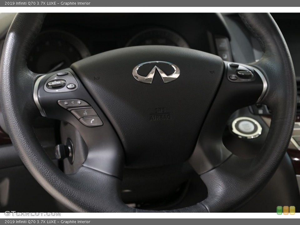 Graphite Interior Steering Wheel for the 2019 Infiniti Q70 3.7X LUXE #136017814