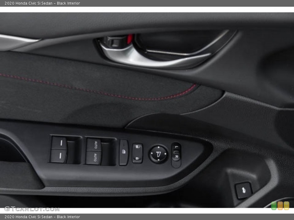 Black Interior Controls for the 2020 Honda Civic Si Sedan #136029055