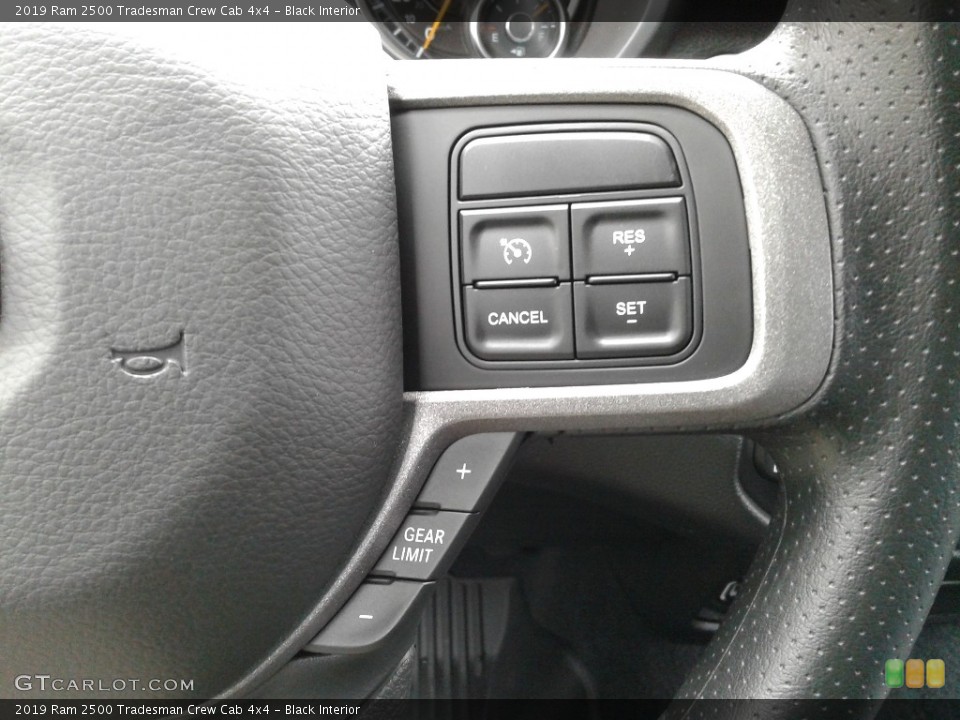 Black Interior Steering Wheel for the 2019 Ram 2500 Tradesman Crew Cab 4x4 #136033048
