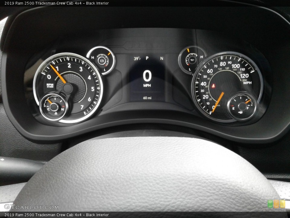 Black Interior Gauges for the 2019 Ram 2500 Tradesman Crew Cab 4x4 #136033078