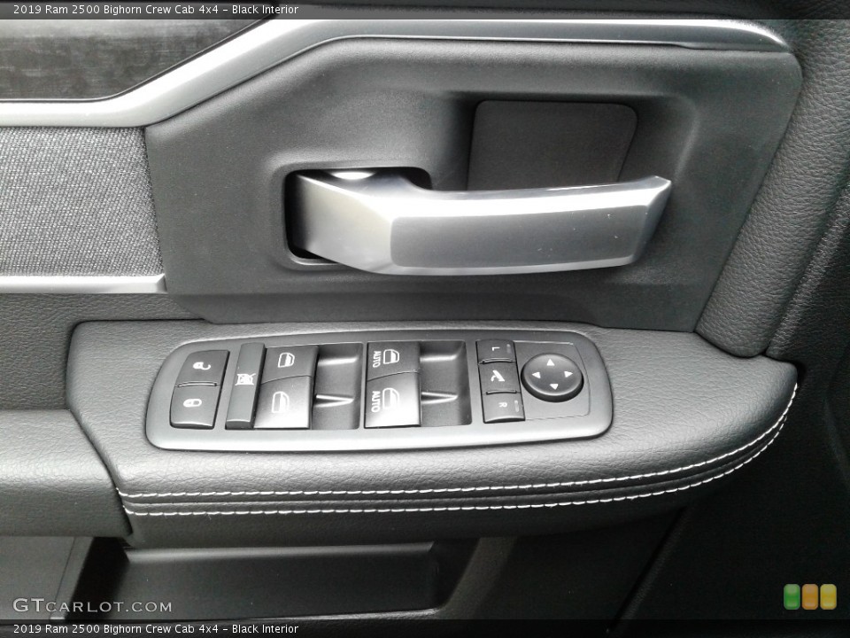 Black Interior Controls for the 2019 Ram 2500 Bighorn Crew Cab 4x4 #136037464