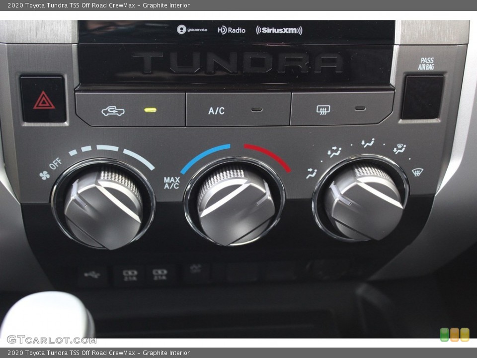 Graphite Interior Controls for the 2020 Toyota Tundra TSS Off Road CrewMax #136048732