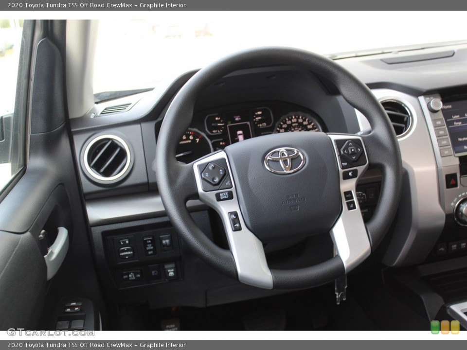 Graphite Interior Steering Wheel for the 2020 Toyota Tundra TSS Off Road CrewMax #136048849