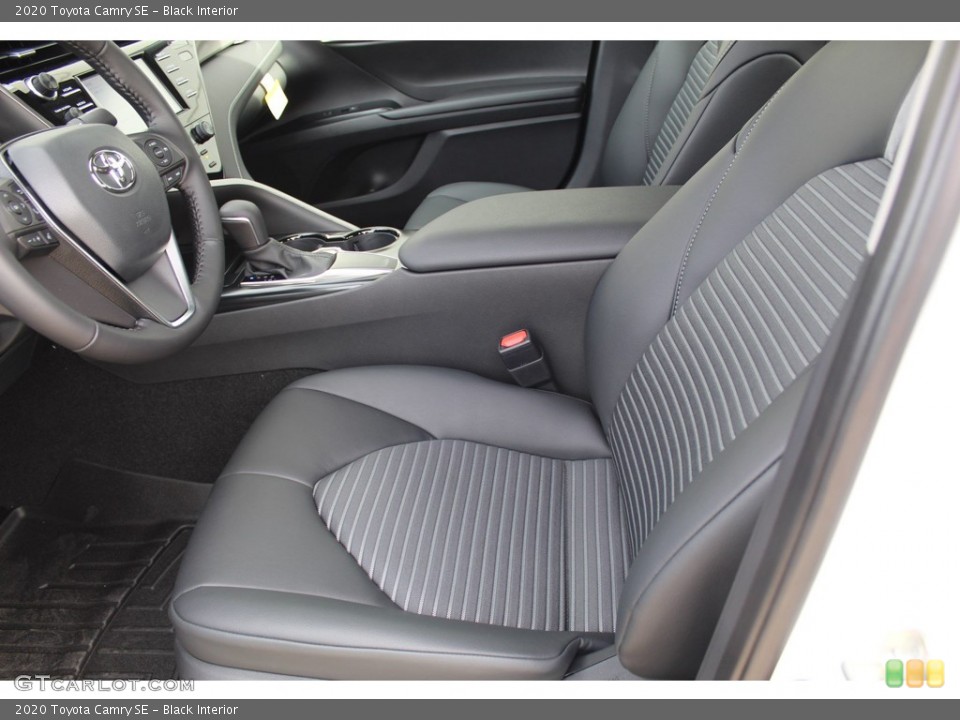 Black Interior Front Seat for the 2020 Toyota Camry SE #136049572