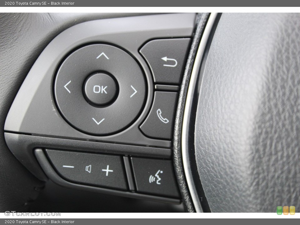 Black Interior Steering Wheel for the 2020 Toyota Camry SE #136049608