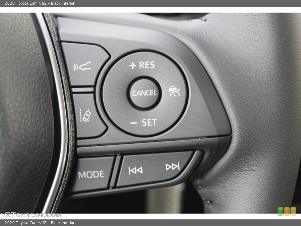Black Interior Steering Wheel for the 2020 Toyota Camry SE #136049626