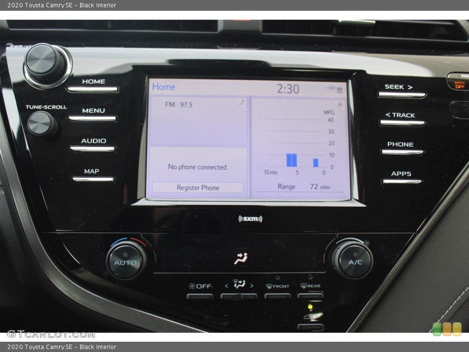 Black Interior Controls for the 2020 Toyota Camry SE #136049695