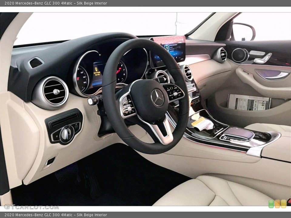 Silk Beige Interior Dashboard for the 2020 Mercedes-Benz GLC 300 4Matic #136049863