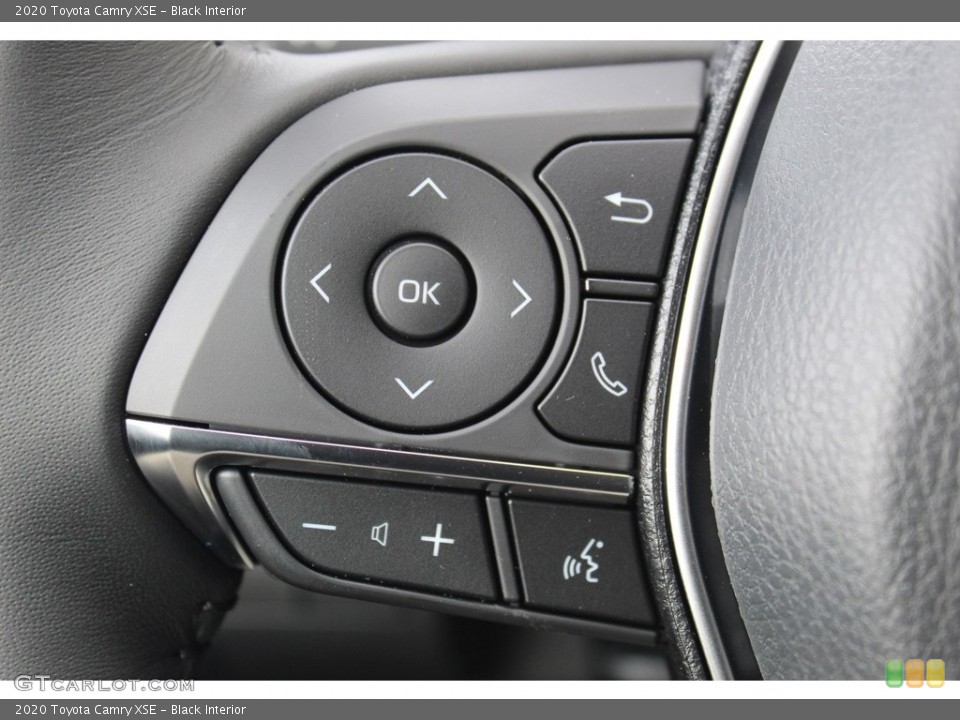 Black Interior Steering Wheel for the 2020 Toyota Camry XSE #136050043