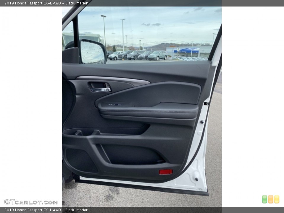 Black Interior Door Panel for the 2019 Honda Passport EX-L AWD #136050766
