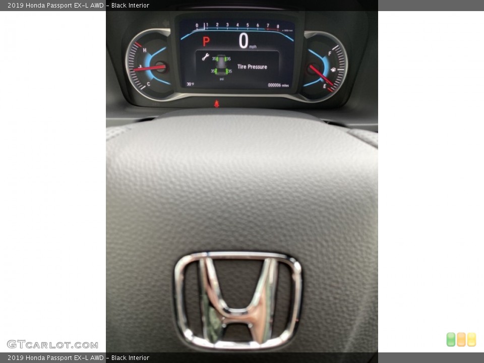 Black Interior Gauges for the 2019 Honda Passport EX-L AWD #136050829