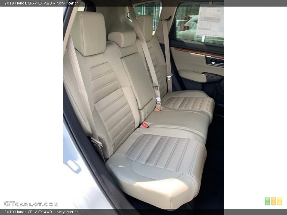 Ivory Interior Rear Seat for the 2019 Honda CR-V EX AWD #136051710