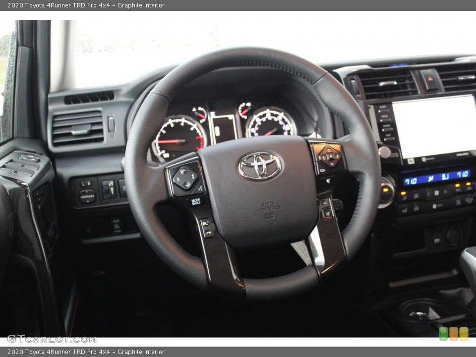 Graphite Interior Steering Wheel for the 2020 Toyota 4Runner TRD Pro 4x4 #136052785