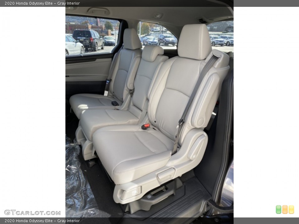 Gray Interior Rear Seat for the 2020 Honda Odyssey Elite #136053064