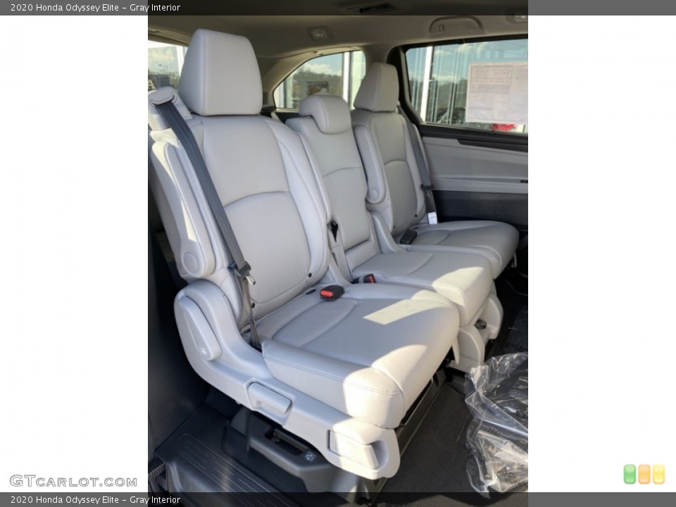 Gray Interior Rear Seat for the 2020 Honda Odyssey Elite #136053163