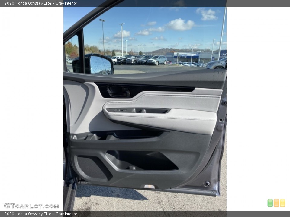 Gray Interior Door Panel for the 2020 Honda Odyssey Elite #136053238