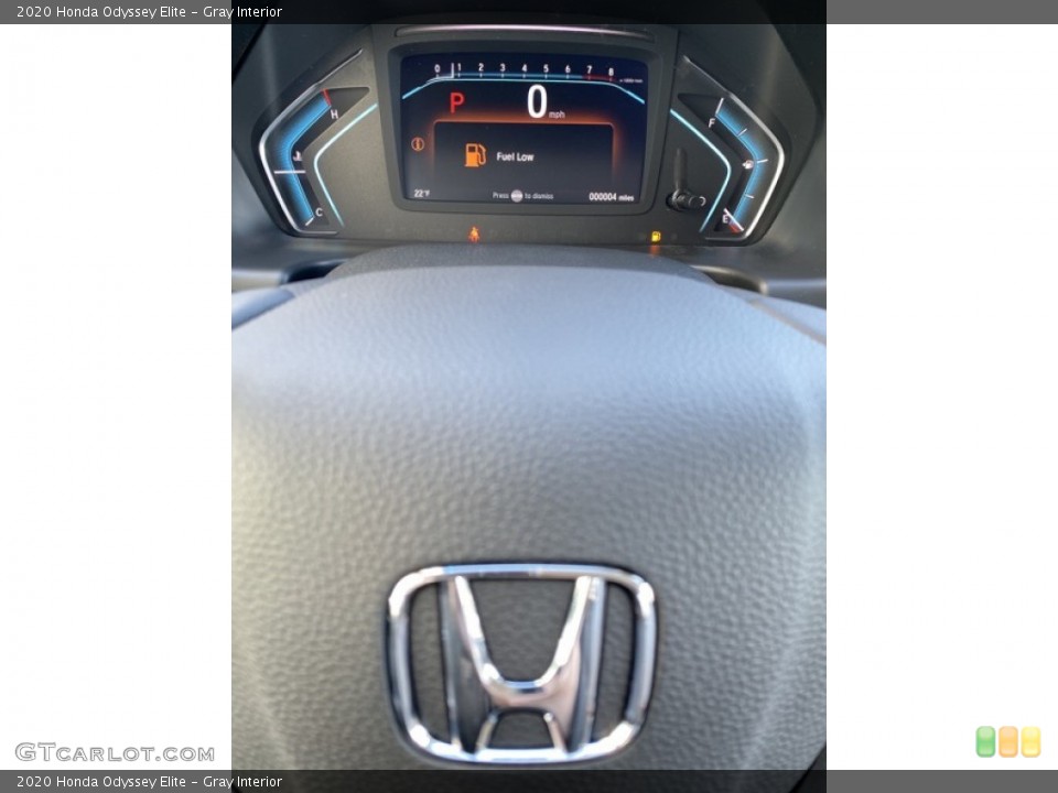 Gray Interior Gauges for the 2020 Honda Odyssey Elite #136053283