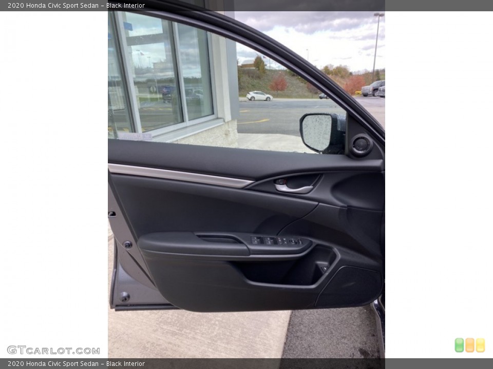 Black Interior Door Panel for the 2020 Honda Civic Sport Sedan #136053517