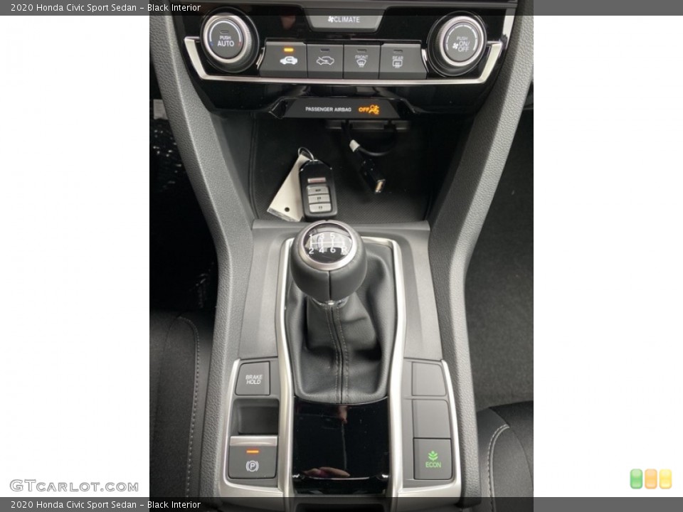 Black Interior Transmission for the 2020 Honda Civic Sport Sedan #136053709