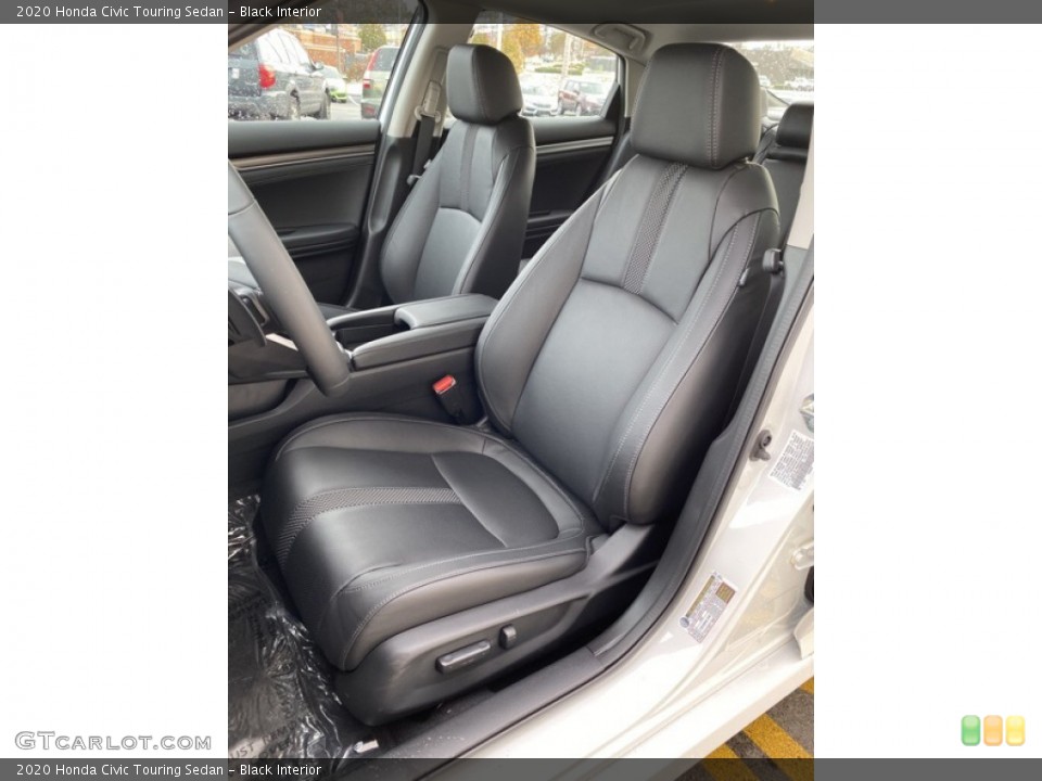 Black Interior Front Seat for the 2020 Honda Civic Touring Sedan #136054195