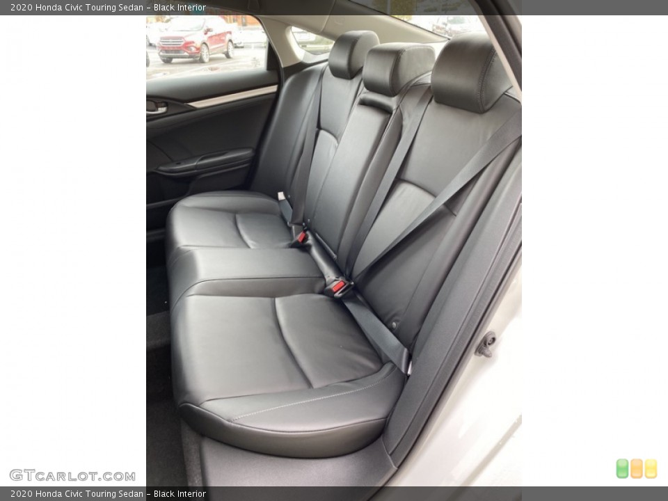 Black Interior Rear Seat for the 2020 Honda Civic Touring Sedan #136054207