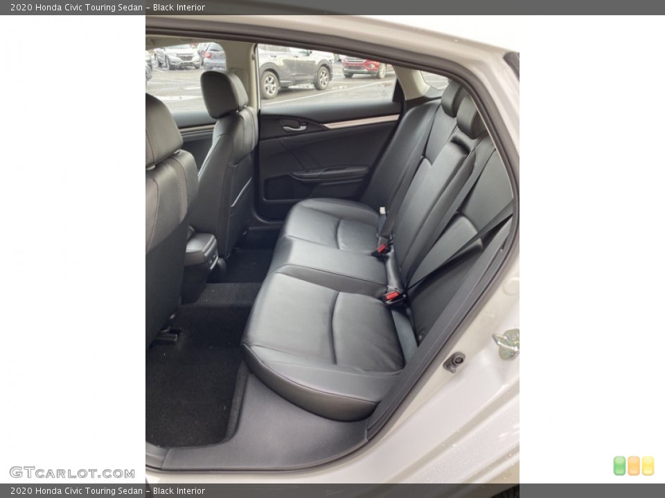 Black Interior Rear Seat for the 2020 Honda Civic Touring Sedan #136054210