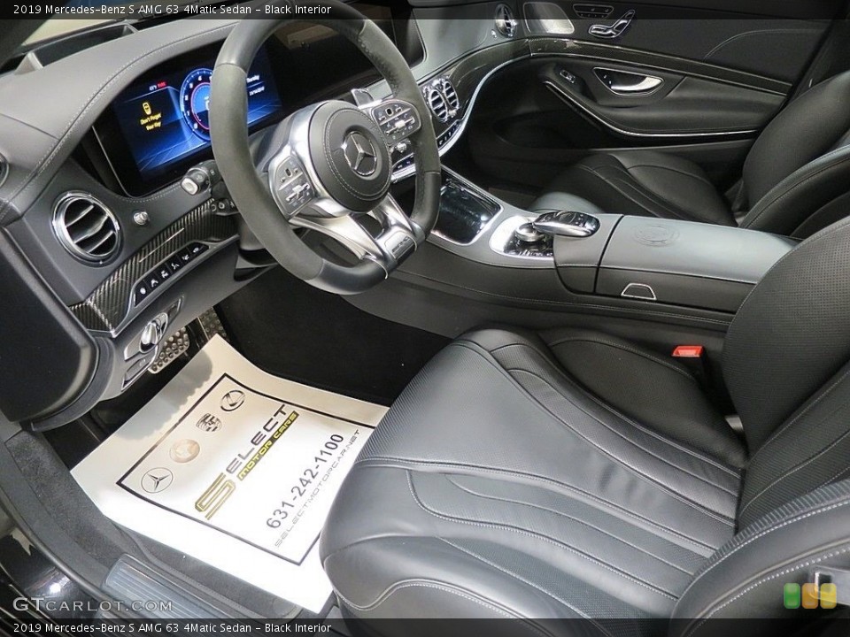 Black Interior Photo for the 2019 Mercedes-Benz S AMG 63 4Matic Sedan #136055304