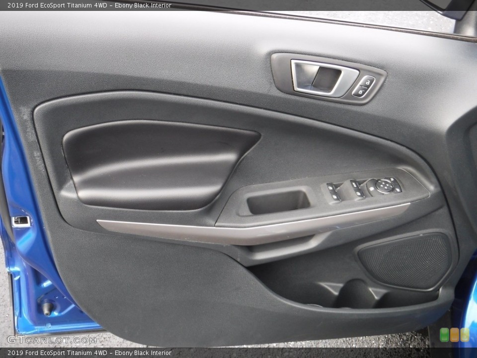 Ebony Black Interior Door Panel for the 2019 Ford EcoSport Titanium 4WD #136055334