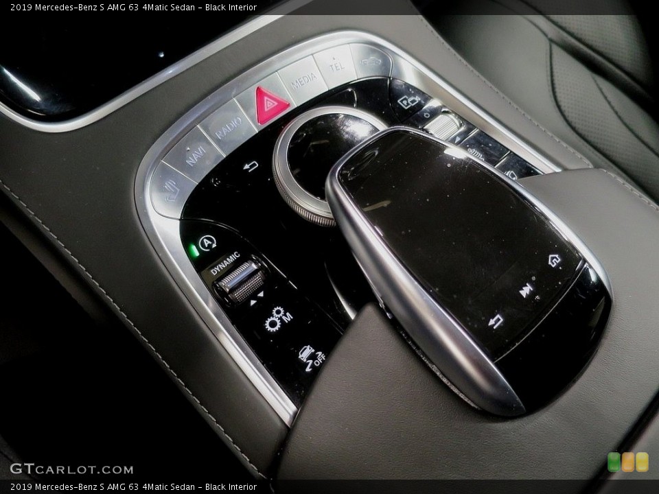 Black Interior Controls for the 2019 Mercedes-Benz S AMG 63 4Matic Sedan #136055636