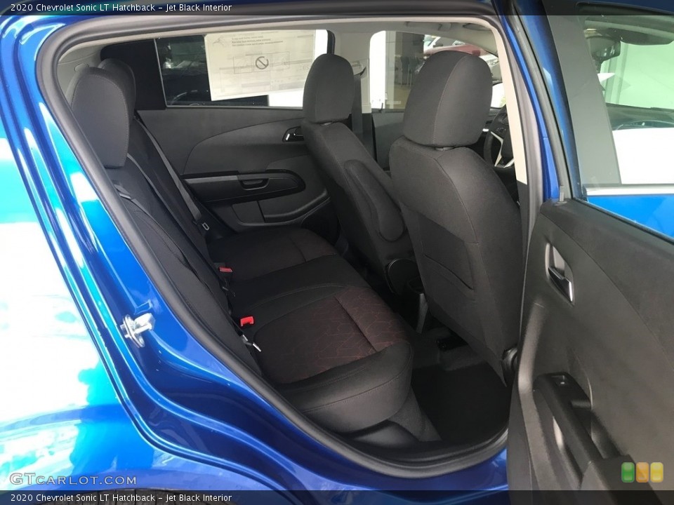 Jet Black Interior Rear Seat for the 2020 Chevrolet Sonic LT Hatchback #136055670