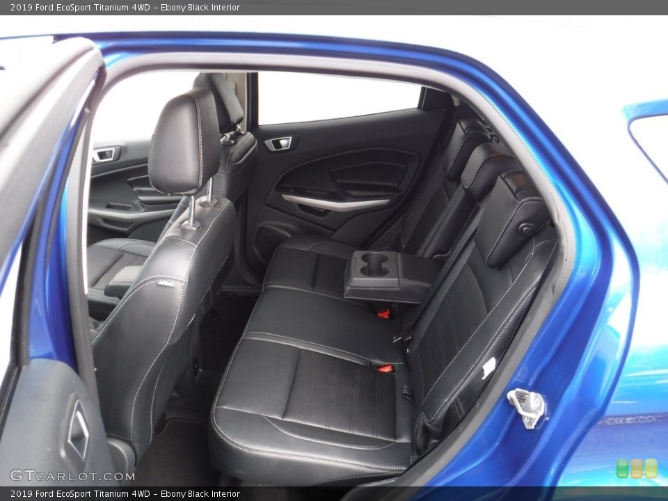 Ebony Black Interior Rear Seat for the 2019 Ford EcoSport Titanium 4WD #136055697