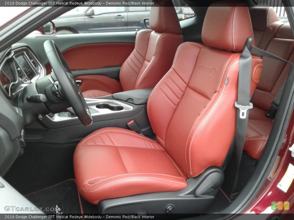 Demonic Red/Black Interior Photo for the 2019 Dodge Challenger SRT Hellcat Redeye Widebody #136058922