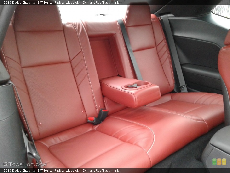Demonic Red/Black Interior Rear Seat for the 2019 Dodge Challenger SRT Hellcat Redeye Widebody #136059012