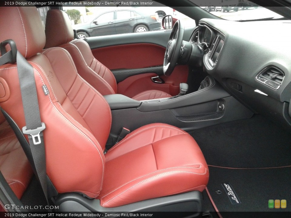 Demonic Red/Black Interior Front Seat for the 2019 Dodge Challenger SRT Hellcat Redeye Widebody #136059045