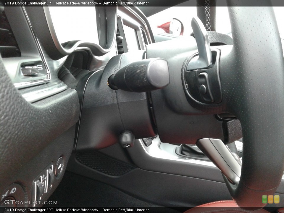 Demonic Red/Black Interior Controls for the 2019 Dodge Challenger SRT Hellcat Redeye Widebody #136059072