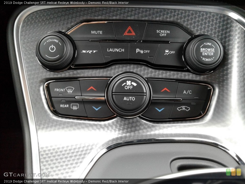 Demonic Red/Black Interior Controls for the 2019 Dodge Challenger SRT Hellcat Redeye Widebody #136059441