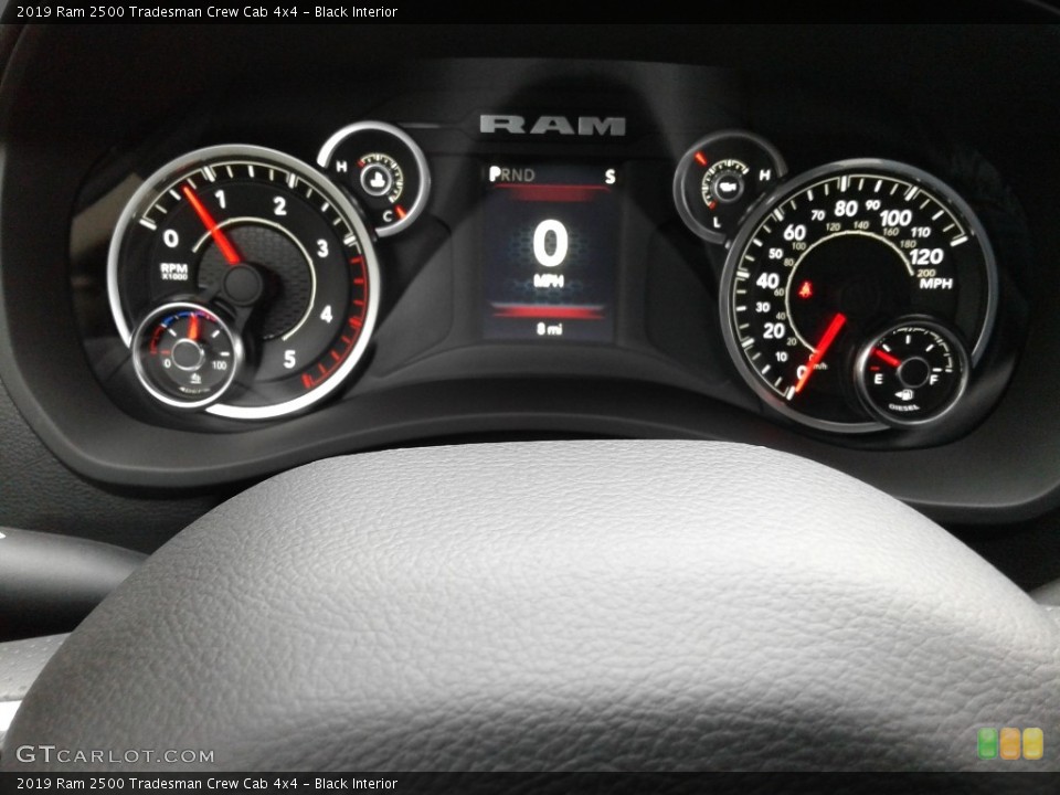 Black Interior Gauges for the 2019 Ram 2500 Tradesman Crew Cab 4x4 #136068404