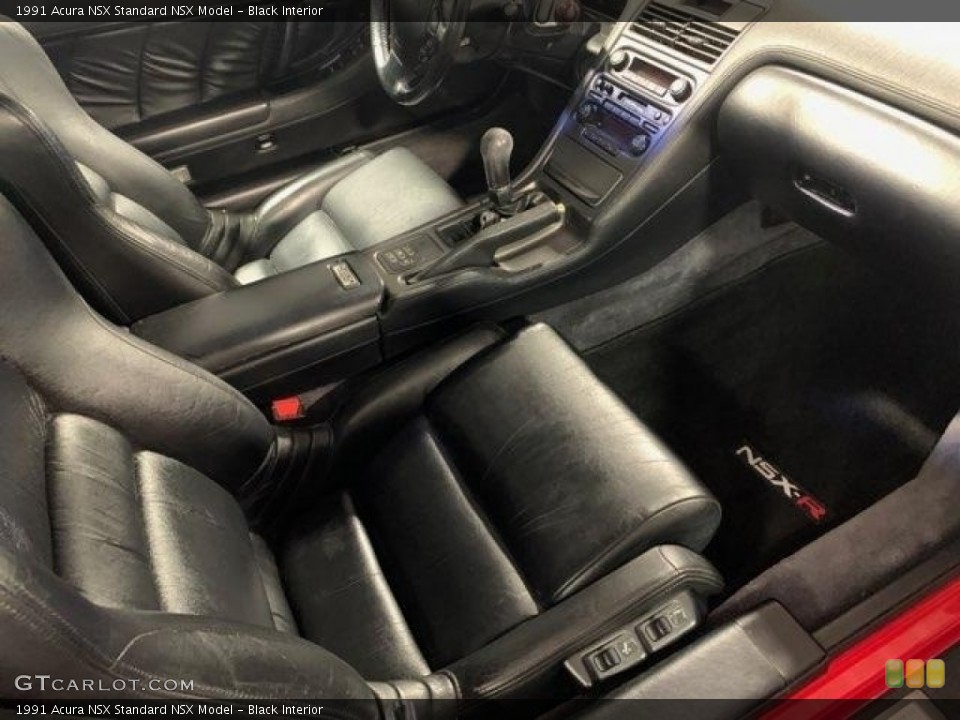 Black Interior Front Seat for the 1991 Acura NSX  #136069989