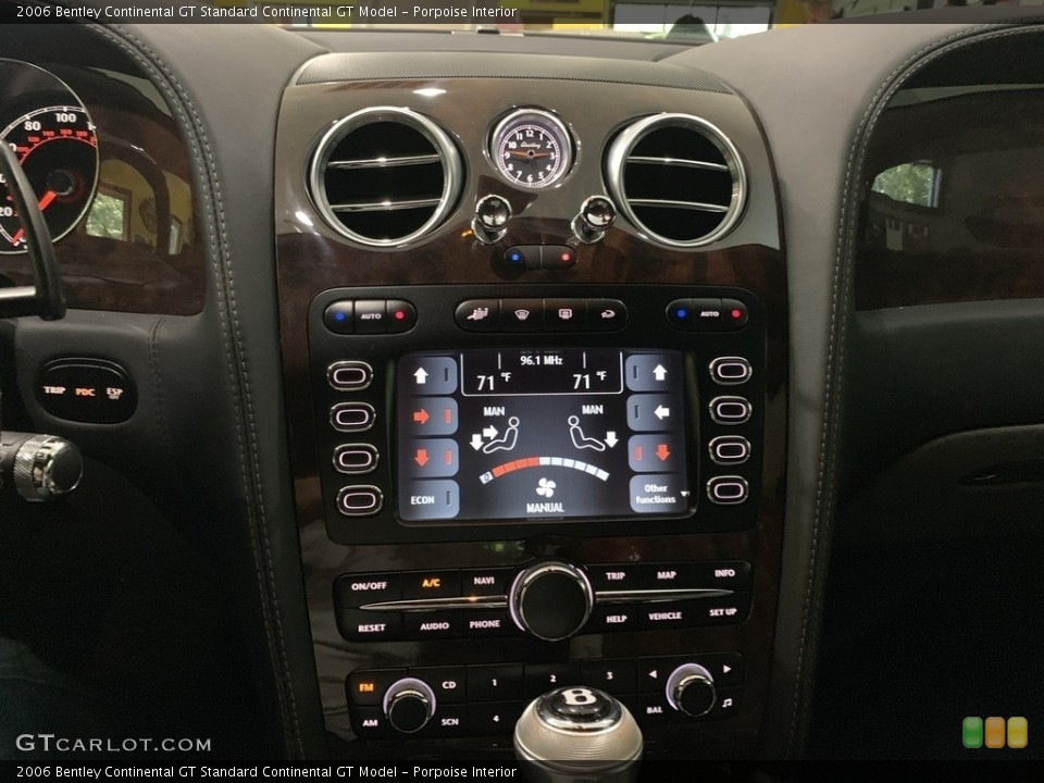 Porpoise Interior Controls for the 2006 Bentley Continental GT  #136070799
