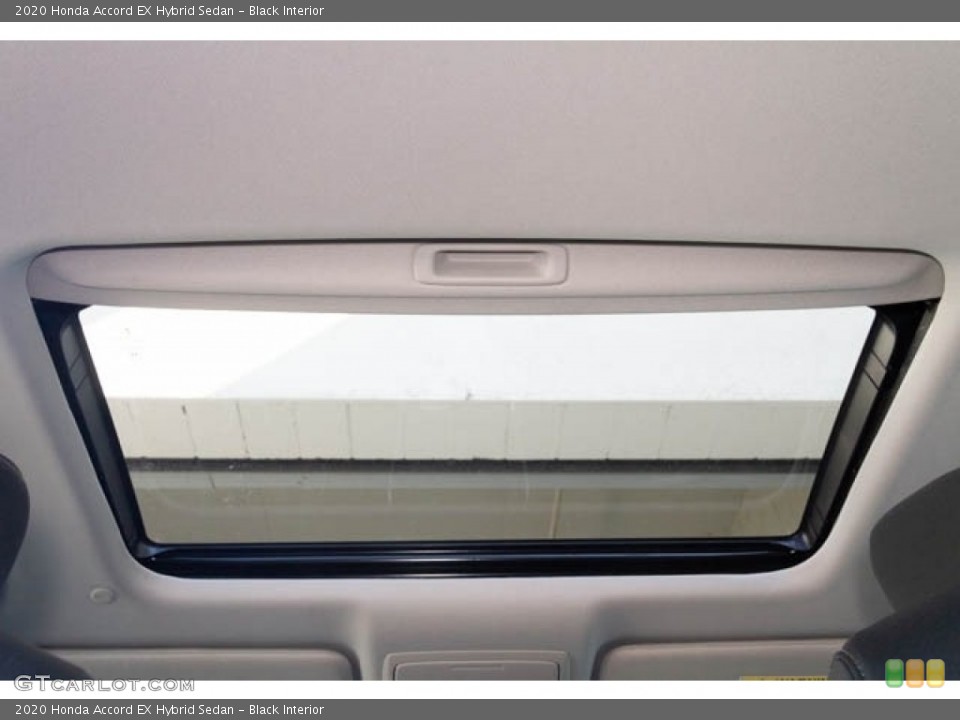Black Interior Sunroof for the 2020 Honda Accord EX Hybrid Sedan #136073010