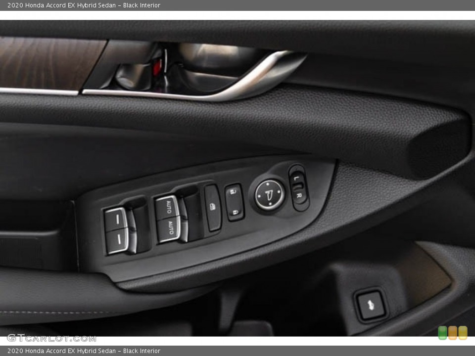 Black Interior Controls for the 2020 Honda Accord EX Hybrid Sedan #136073160