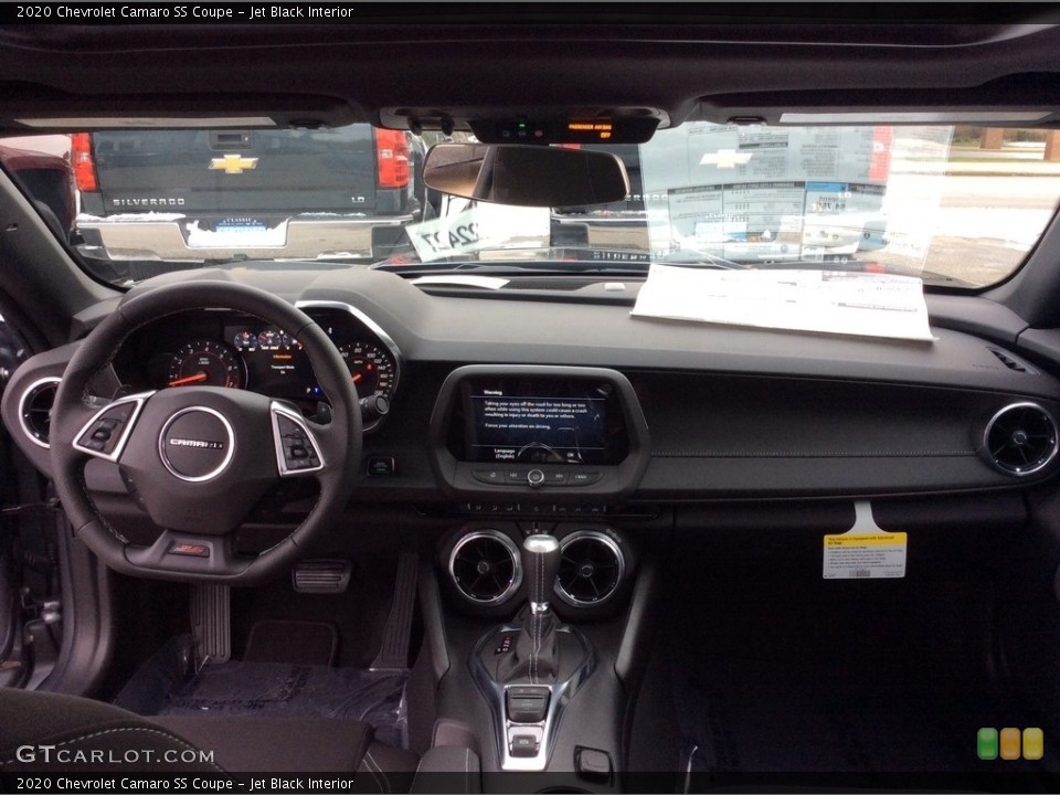 Jet Black Interior Dashboard for the 2020 Chevrolet Camaro SS Coupe #136074540